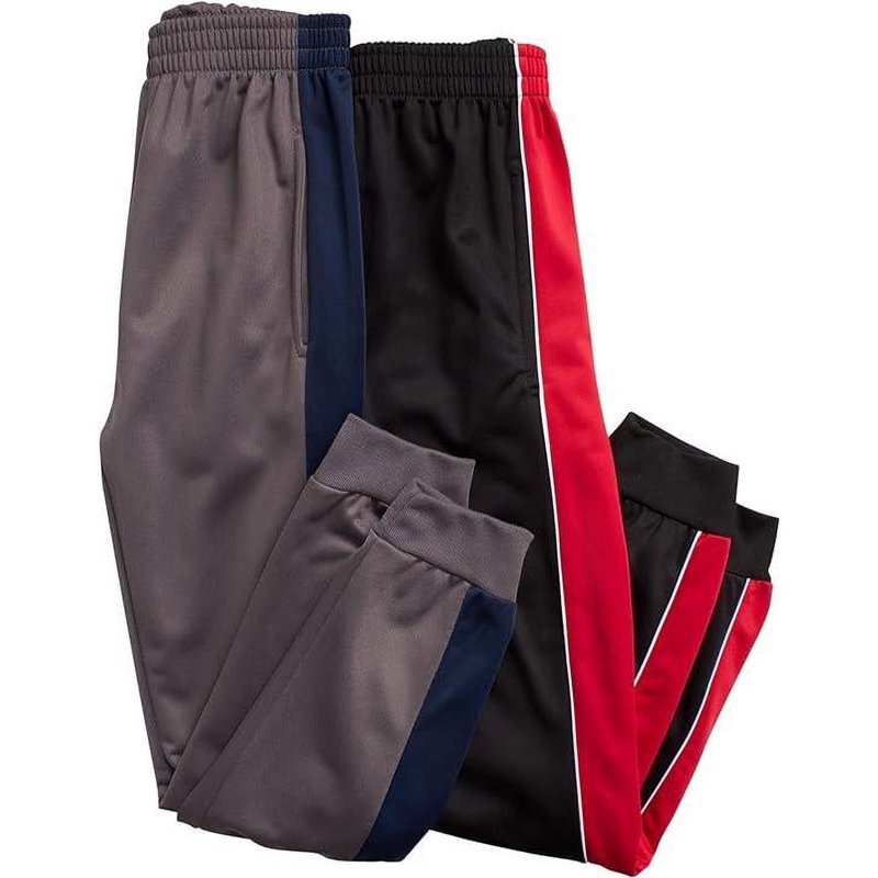 Quad Seven Boys' Sweatpants - Breathable Active Tricot Jogger Track Pants For Boys (Sizes: 4-18)