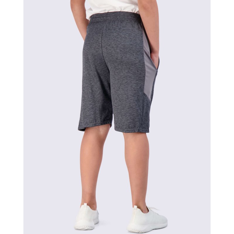 Real Essentials 5-Pack Youth Dry-Fit Active Athletic Basketball Gym Shorts With Pockets Boys & Girls