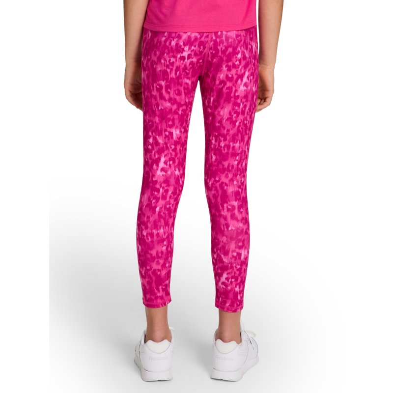 Reebok Girl’s Athletic Printed 7/8 Legging Sizes 4-18