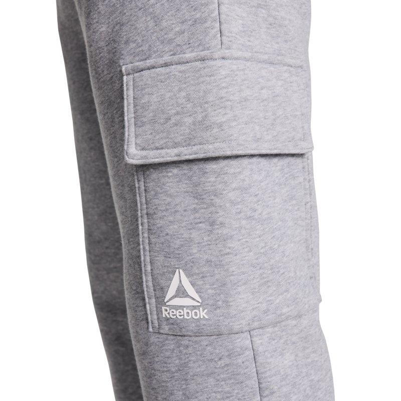 Reebok Men's & Big Men's Delta Logo Fleece Cargo Sweatpants Sizes XS-5XL