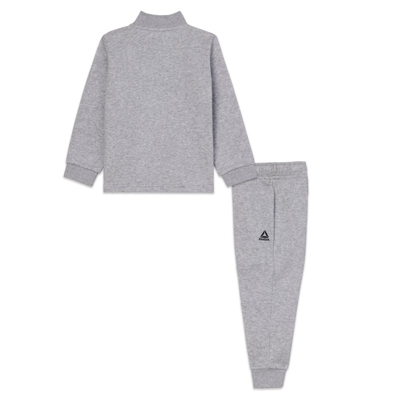 Reebok Toddler Unisex Half Zip Pullover And Jogger Set 2 Piece Sizes 12M-5T