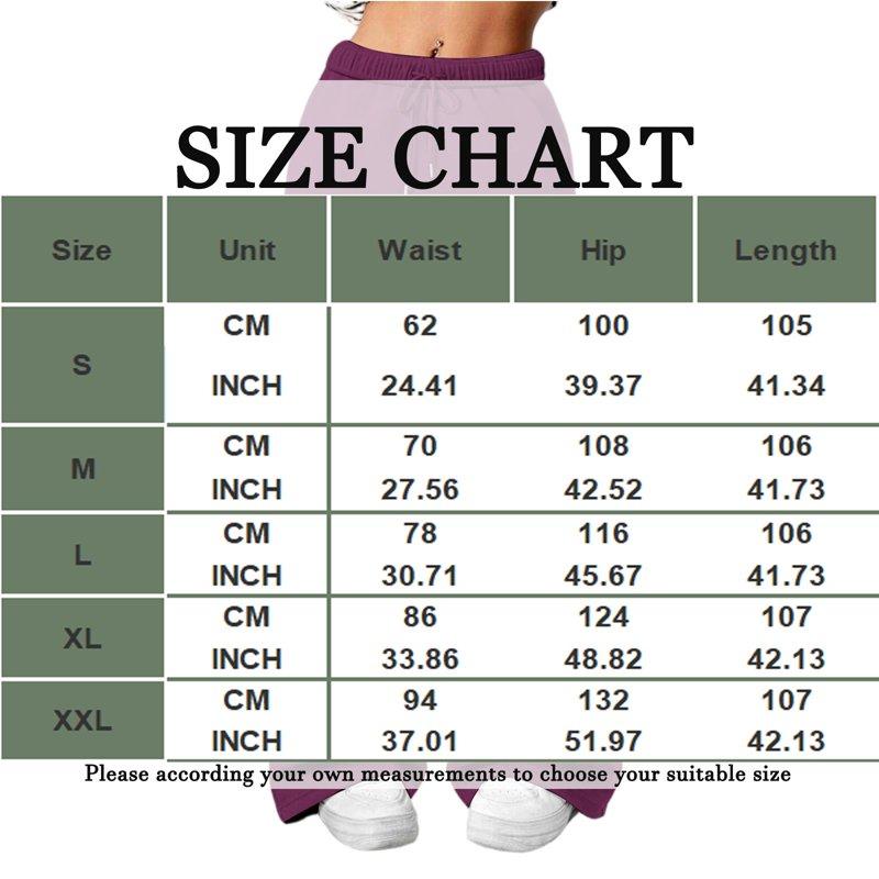 Resicozy Womens Wide Leg Sweatpants High Waisted Baggy Lounge Solid Color Pants Drawstring Athletic Joggers With Pockets Dark Purple M