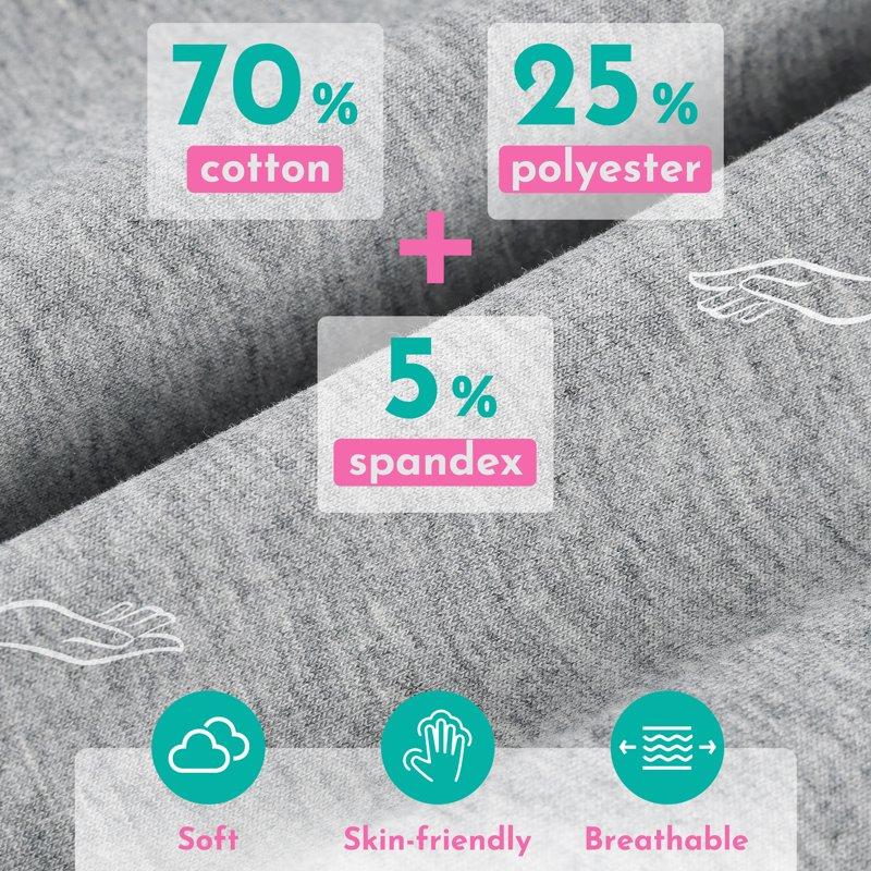 Resinta 4 Pack Toddler And Boys Joggers Sweatpants Kids Pull-On Active Pants With Drawstring Casual Athletic Clothes