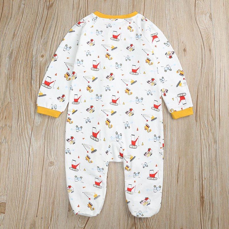 Riecok Girl Baby Clothes 0-3 Month Cute And Comfortable Baby Footie For Daily Wear And Photos 6-9 Months White