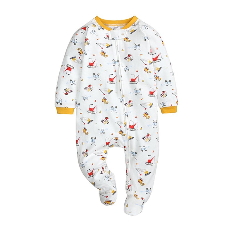 Riecok Girl Baby Clothes 0-3 Month Cute And Comfortable Baby Footie For Daily Wear And Photos 6-9 Months White