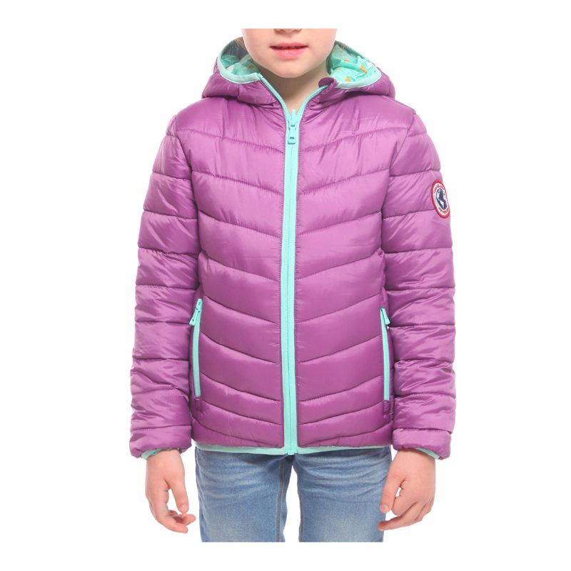 Rokka&Rolla Girls' Reversible Light Puffer Jacket Coat Sizes 4-18
