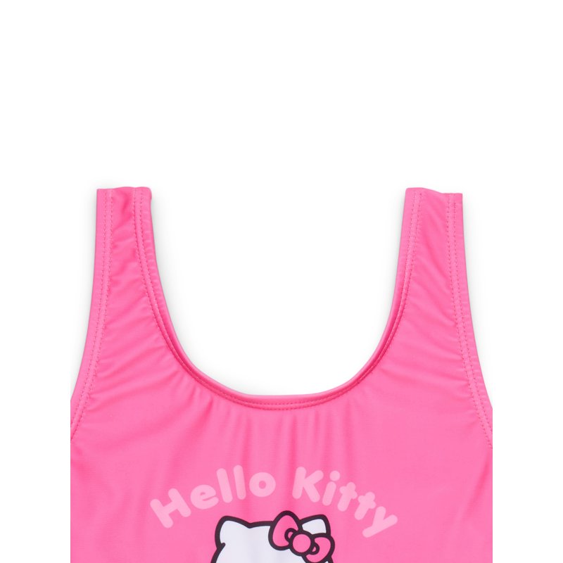 Sanrio Hello Kitty Girls One-Piece Swimsuit With UPF 50+ Sizes 4-12