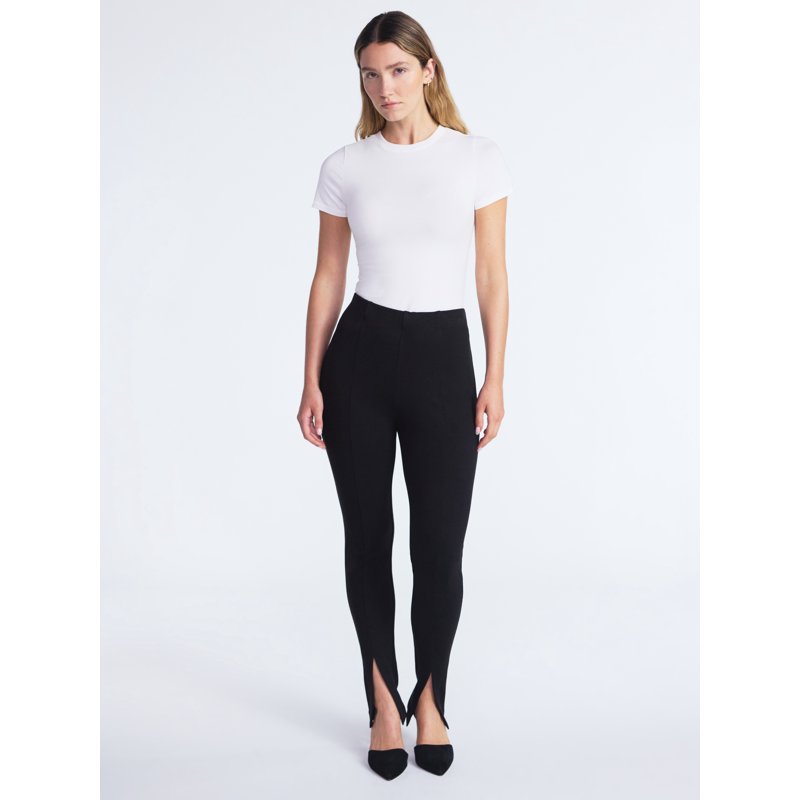 Scoop Women’s And Women’s Plus Pull On Slim Fit Ponte Pants Sizes XS-4X