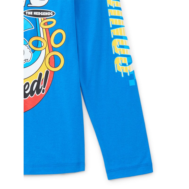 Sonic The Hedgehog Boys' & Big Boys' Graphic Long-Sleeve T-Shirt Speed Club Group Sizes 4-18