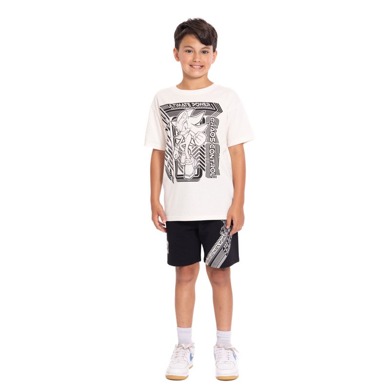 Sonic the Hedgehog Boys Graphic Tee and Matching Shorts Set 2-Piece Sizes 4-16