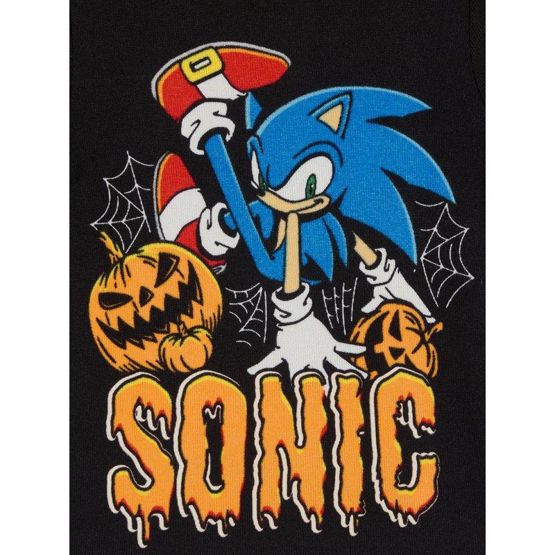 Sonic The Hedgehog Boys Halloween Snug Fit Long Sleeve Top And Sleep Pants Pajama Set 2-Piece Sizes 4-12