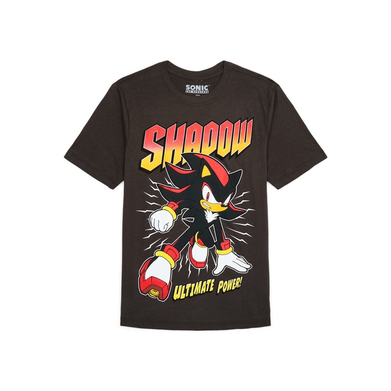 Sonic the Hedgehog Boys Shadow Graphic Tee with Short Sleeves Sizes 4-18