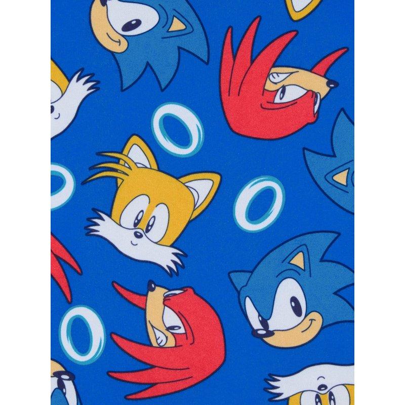 Sonic The Hedgehog Boys Snug Fit Long Sleeve Top And Sleep Pants Pajama Set 2-Piece Sizes 4-12
