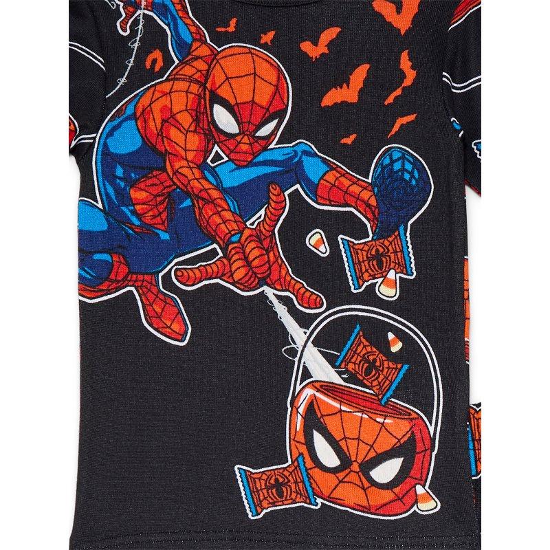 Spiderman Boys Long Sleeve And Pant Pajama Set Sizes 4-10