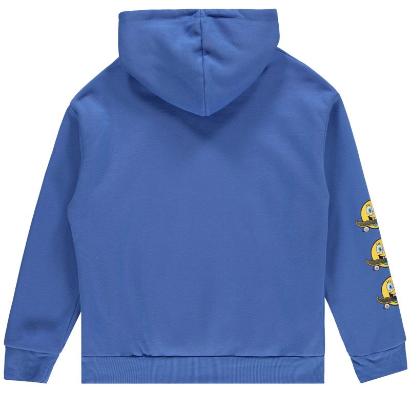 SpongeBob SquarePants Boys Pullover Hoodie - Little And Big Boys Sizes 4-20 Blue