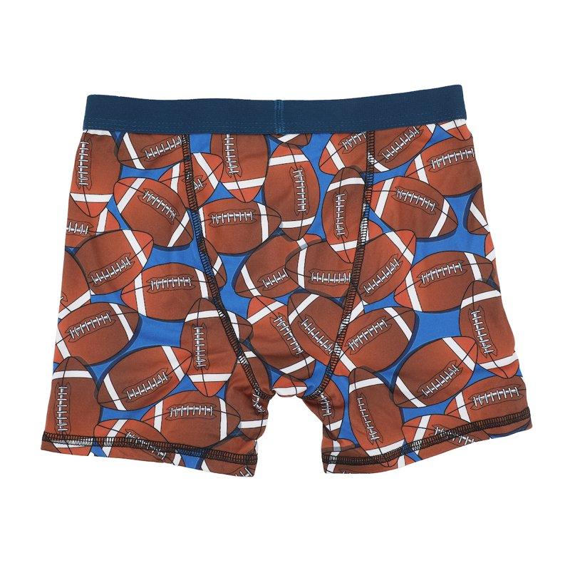 Sports Patterns AOP Boy's 5-Pack Boxer Briefs-10/12