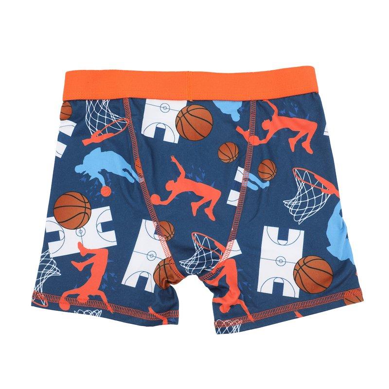 Sports Patterns AOP Boy's 5-Pack Boxer Briefs-10/12