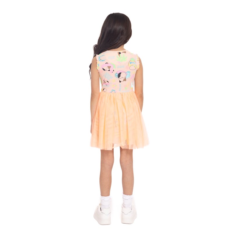 Squishmallows Girls Print Tank Tutu Dress Sizes 4-12
