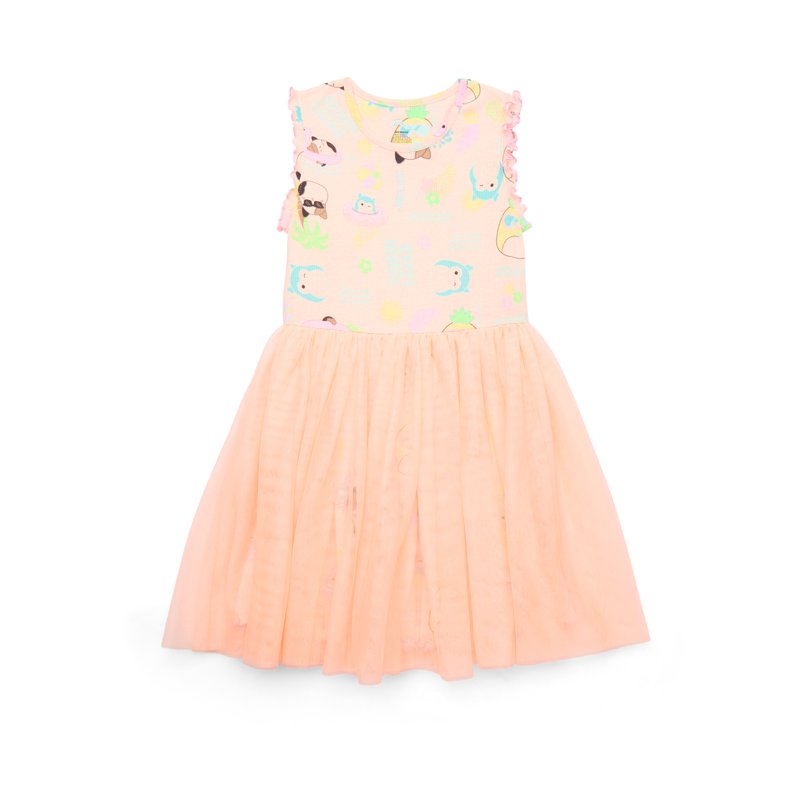 Squishmallows Girls Print Tank Tutu Dress Sizes 4-12