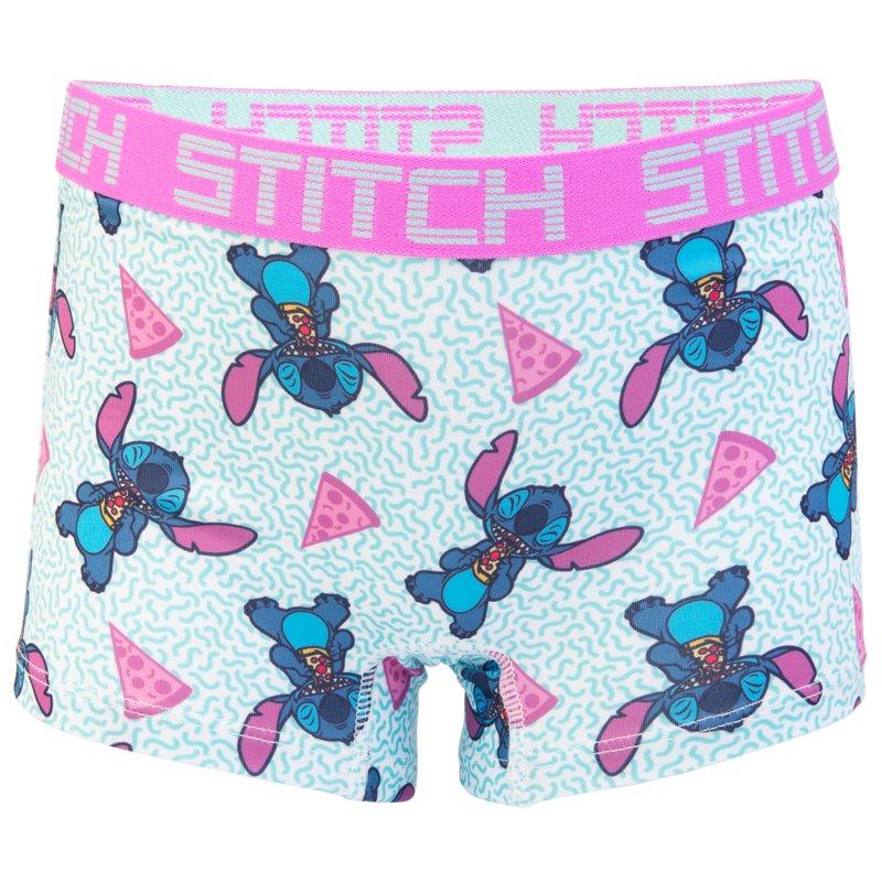 Stitch Girls Boyshort Character Underwear 4-Pack Size 4-10