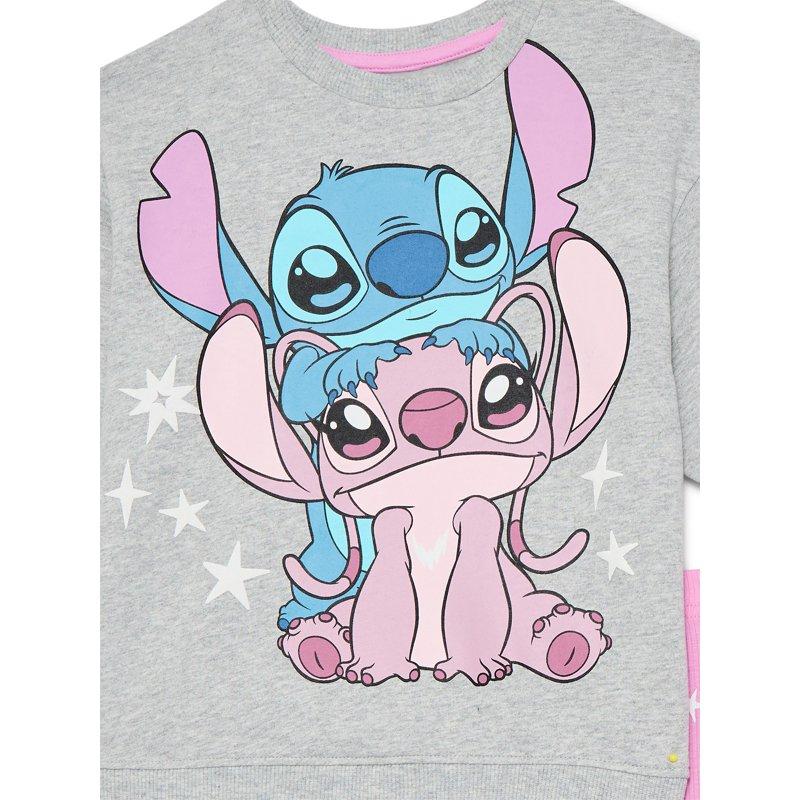Stitch Toddler Girls Graphic Crewneck Sweatshirt And Flare Leggings Set 2 Piece Sizes 12M-5T