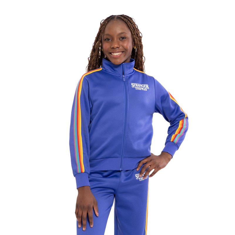 Stranger Things Girls Active Full-Zip Track Jacket Sizes 4-16