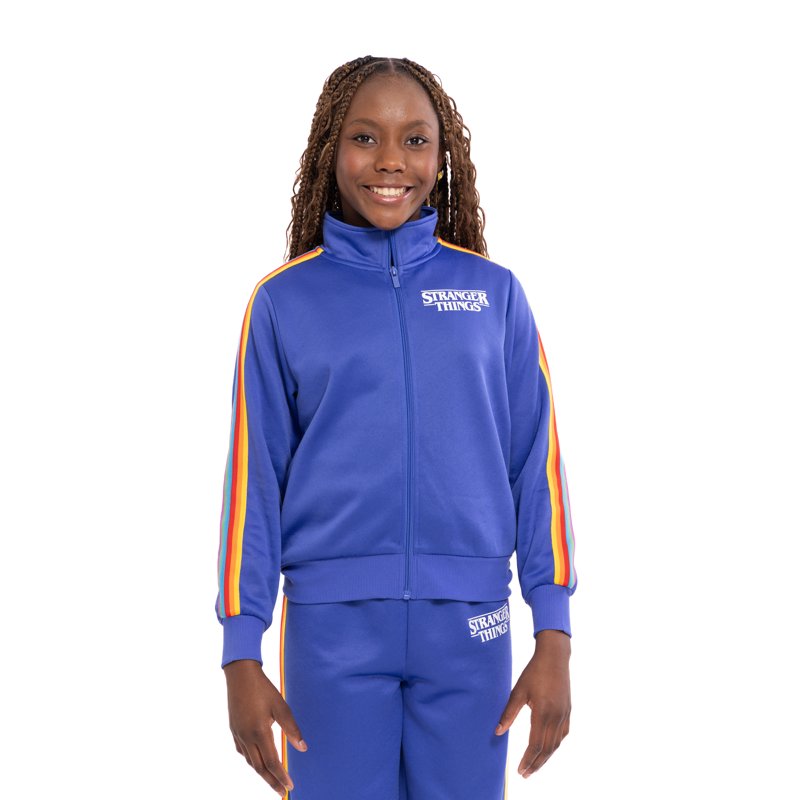 Stranger Things Girls Active Full-Zip Track Jacket Sizes 4-16