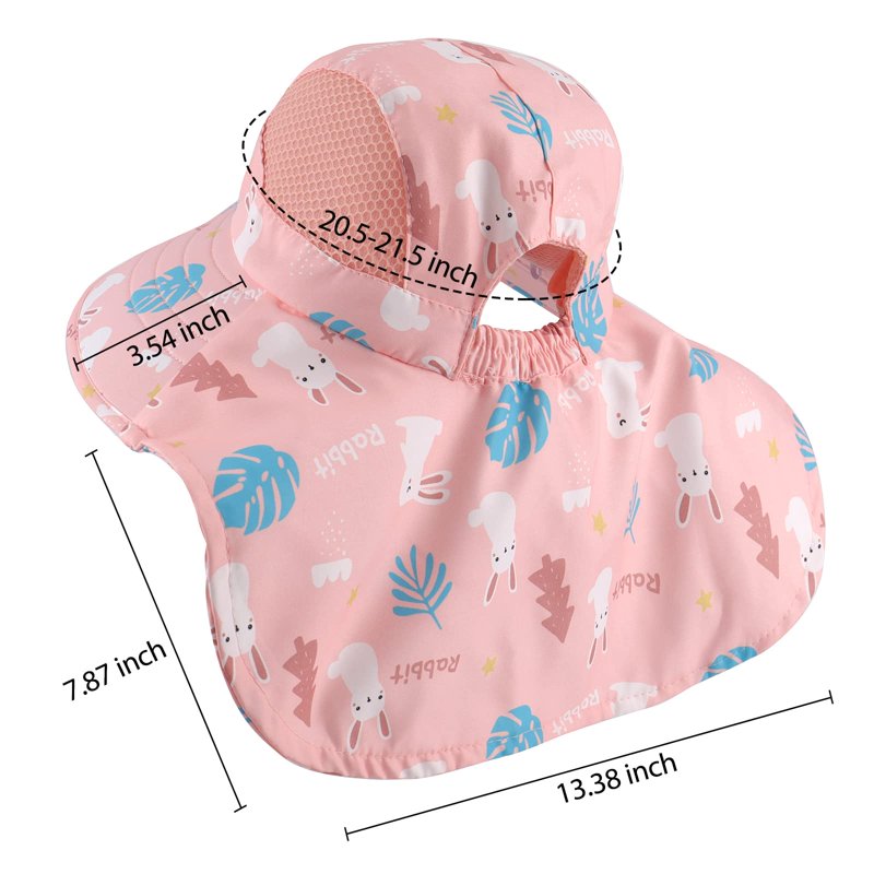 Summer Cute Sun Hat For Boys And Girls Cartoon Big Brimmed Fisherman Hat UV Resistant Children's Hat Whistle Sun Hat