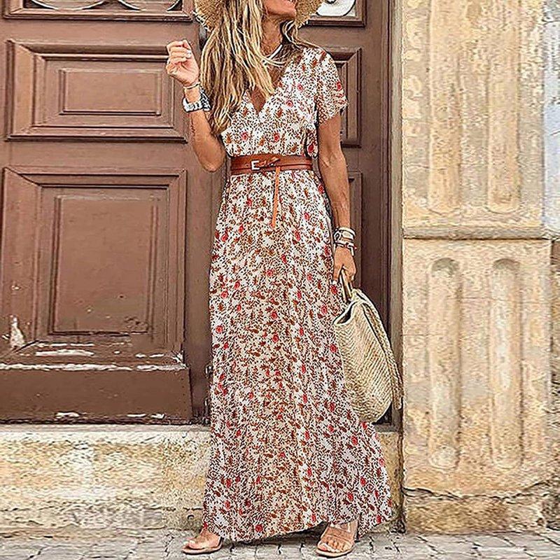 Summer Dresses for Women 2024 Casual Flowy Sun Dress Beach Vacation Dress Summer Dresses for Women 2024 Casual Flowy Sun Dress Beach Vacation Dress
