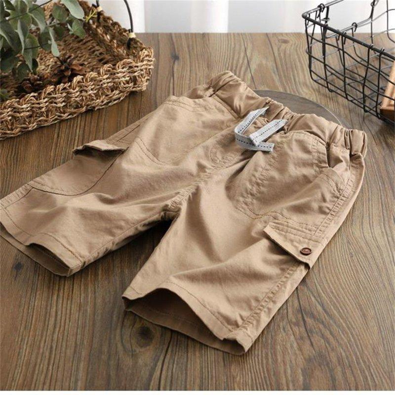 Summer Savings Clearance 2025 Bovxnpu Boys Shorts Boys Cargo Shorts Boys Summer Work Shorts Children's Capris Casual Pants With Buttons Shorts Boys Shorts Khaki 3 Years