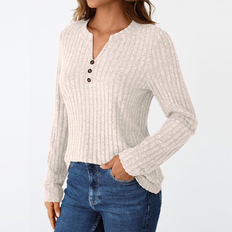 SUNBS Tunic Shirts For Womens Long Sleeve Tops Casual V Neck Sweaters For Women Blouses