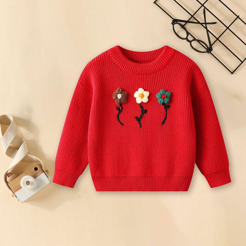 Sweater For Boys 14-16 With Zipper Girls' Fall Sweaters Color Block Crewneck Long Sleeve Drop Shoulder Knit Pullover Tops For Kids Size 5-14Y