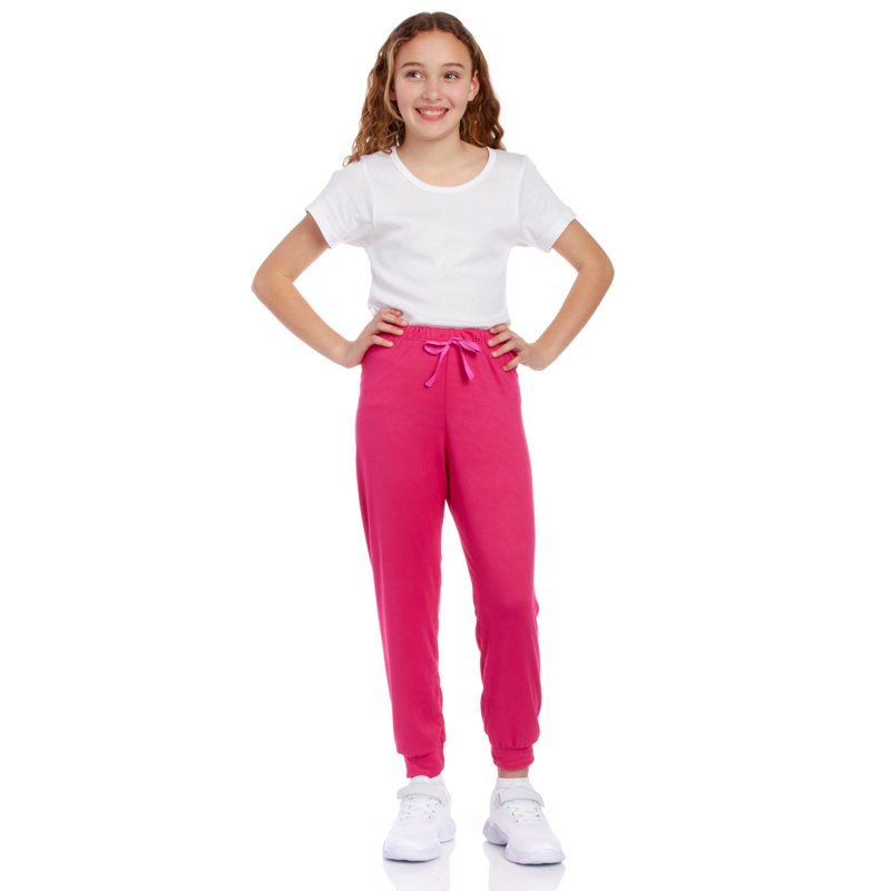 Sweet Hearts Girls' Sweatpants - Lightweight Super Soft Joggers - Athletic Performance Pants (3 Pack)