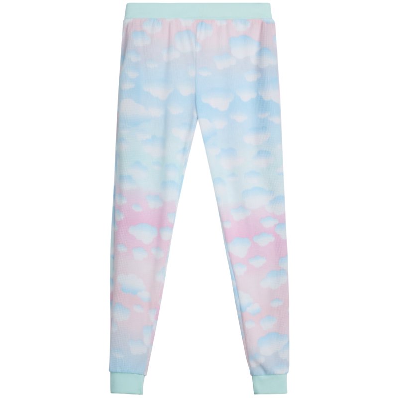 Sweet & Sassy Girls' Pajama Set - 2 Piece Velour Critter Sleep Shirt And Pajama Bottoms