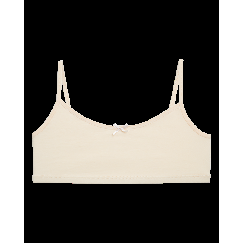 Sweet & Sassy Girls’ Training Bra – 5 Pack Cotton Stretch Crop Cami Bralette (S-L)