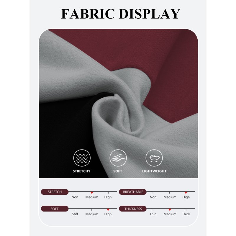 SWQZVT Womens Full Zip Up Hoodie Long Sleeve Hooded Sweatshirts Color Block Casual Fashion Pockets Fall Winter Jacket Winered Tops Size L