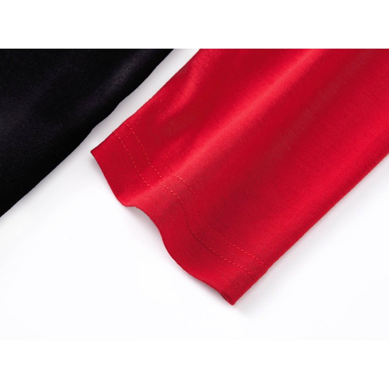 Tebbis 2-Piece Cozy Pajamas For Big Boys Sleep Face & Game Graphic Red Long Sleeves Soft PJs Set Kid Size 10