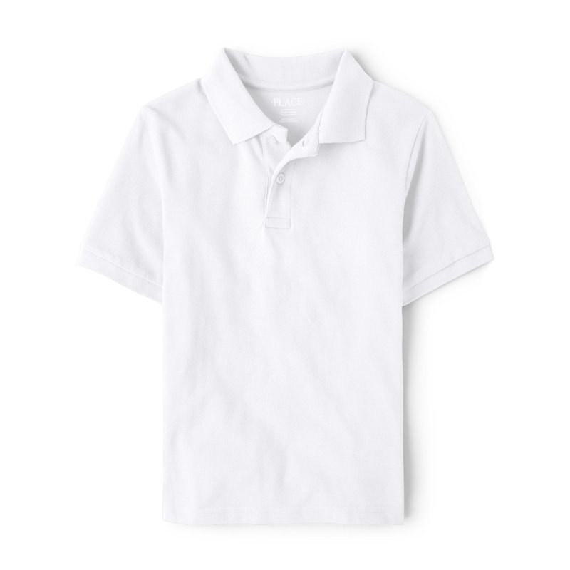 The Children's Place Boys Uniform Short Sleeve Pique Polo Sizes XS-XXL