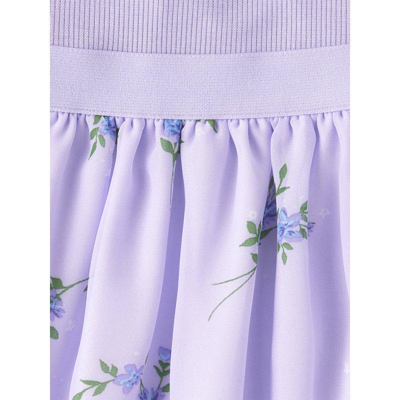 The Children's Place Girls Short Sleeve Ribbed Fit & Flare Dress Sizes XS-XXL