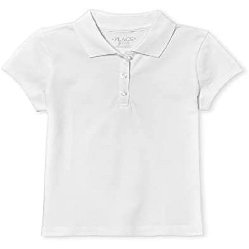 The Children's Place Girls Uniform Short Sleeve Pique Polo Sizes XS-XXL