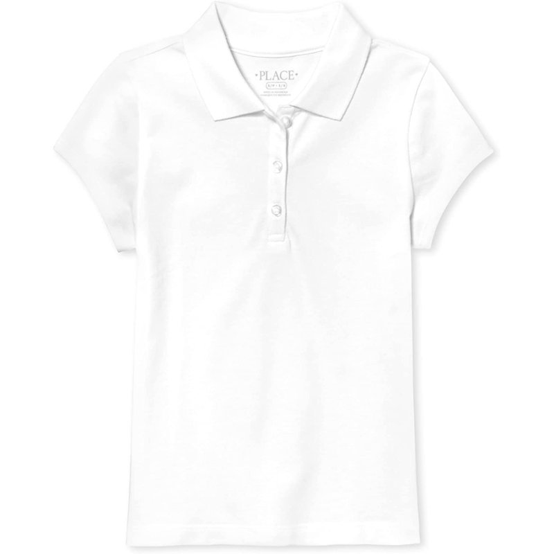 The Children's Place Girls Uniform Short Sleeve Pique Polo Sizes XS-XXL