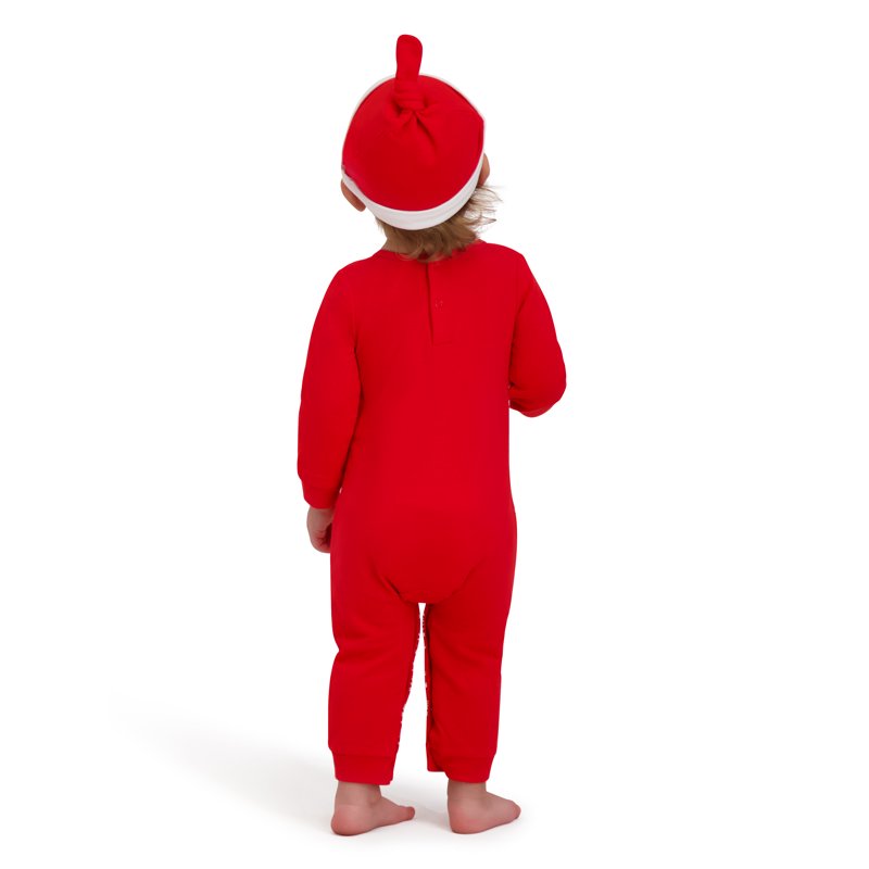 The Grinch Baby Unisex Red Long Sleeve Coverall And Hat Sizes 0/3M-24M