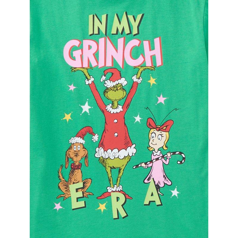 The Grinch In My Grinch Era Girls Graphic Tee With Short Sleeves Sizes 4-16