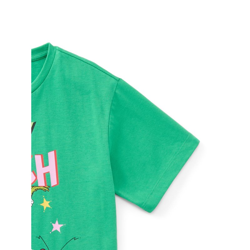 The Grinch In My Grinch Era Girls Graphic Tee With Short Sleeves Sizes 4-16