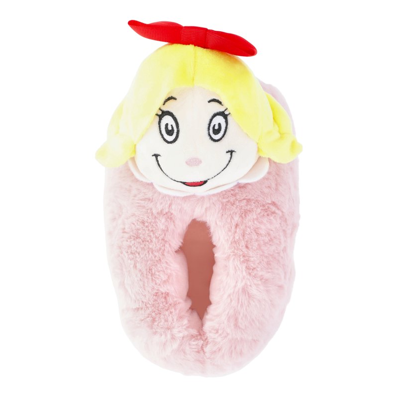 The Grinch Toddler And Kids Faux Fur 3D Slippers