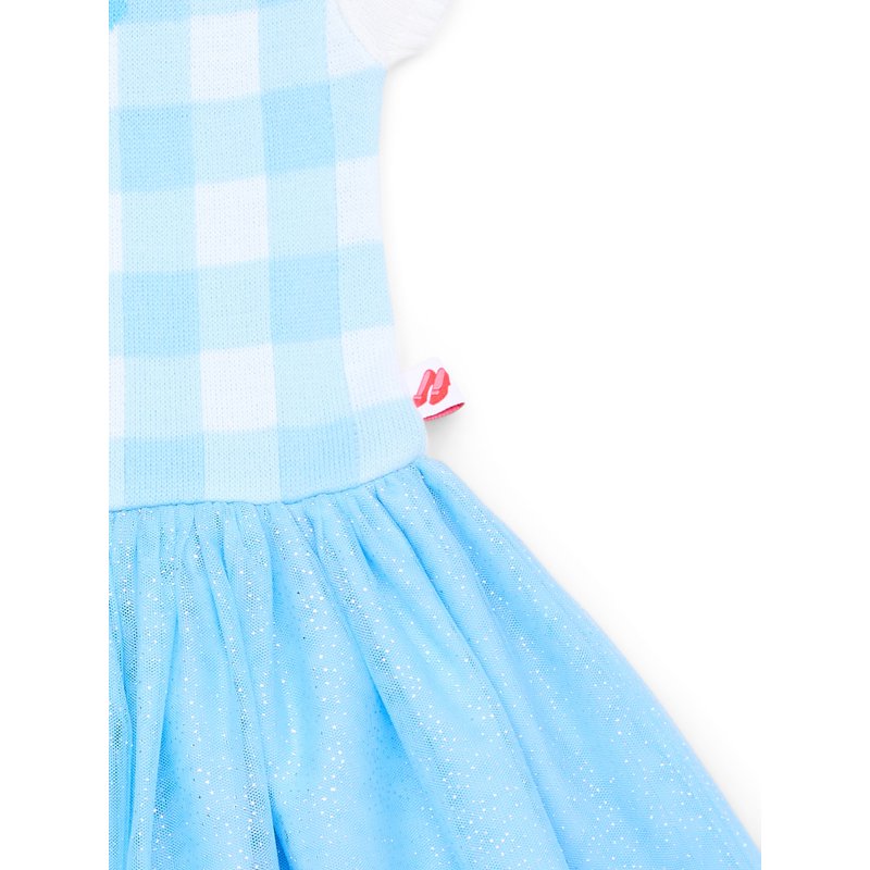 The Wizard Of Oz Toddler Girl Dorothy Cosplay Sweater Dress Sizes 12M-5T