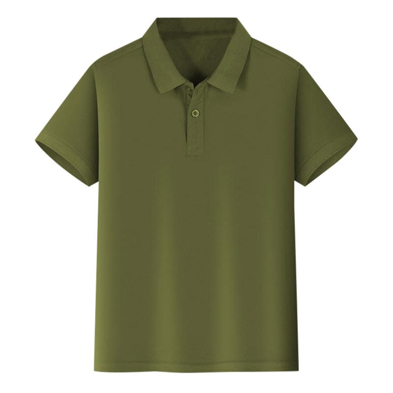 Tiijoy Little Boys Polo Shirt School Uniform Solid Plain Everyday Short Sleeve Polos