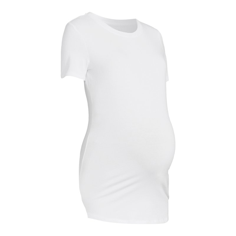 Time And Tru Maternity Essentials Non Shirred Tee Sizes S-XXL