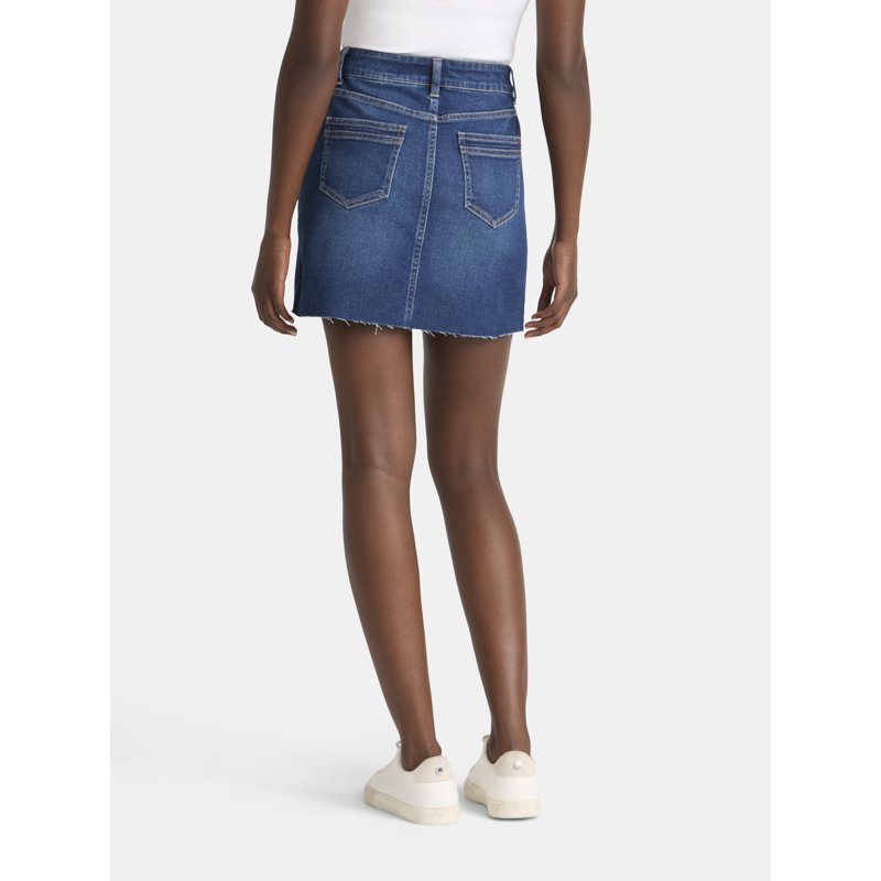 Time And Tru Women's Denim Mini Skirt Sizes 0-20