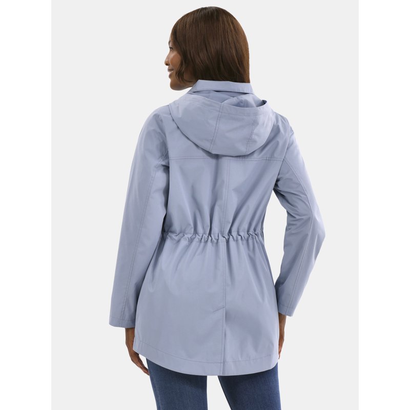 Time And Tru Women's Lightweight Anorak Jacket With Hood Sizes XS-2X